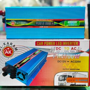 Al karam Car power inverter 4000 watts can run Fridge AC, Iron All fans and appliances