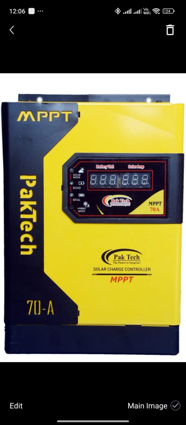 Hybrid Pak Tech Mppt solar Charge Controller 70 Ampere - Image 3