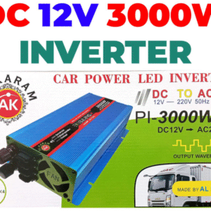 Al karam Car power inverter 3000 watts can run Fridge AC, Iron All fans and appliances